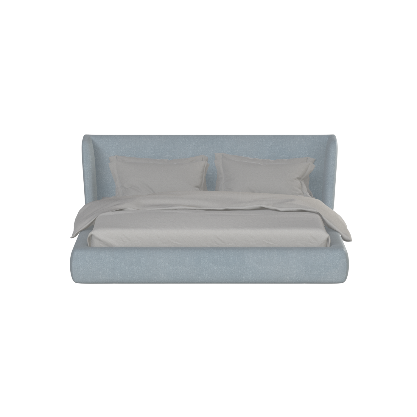 Valentina bed in Boucle Hevia Fabric
