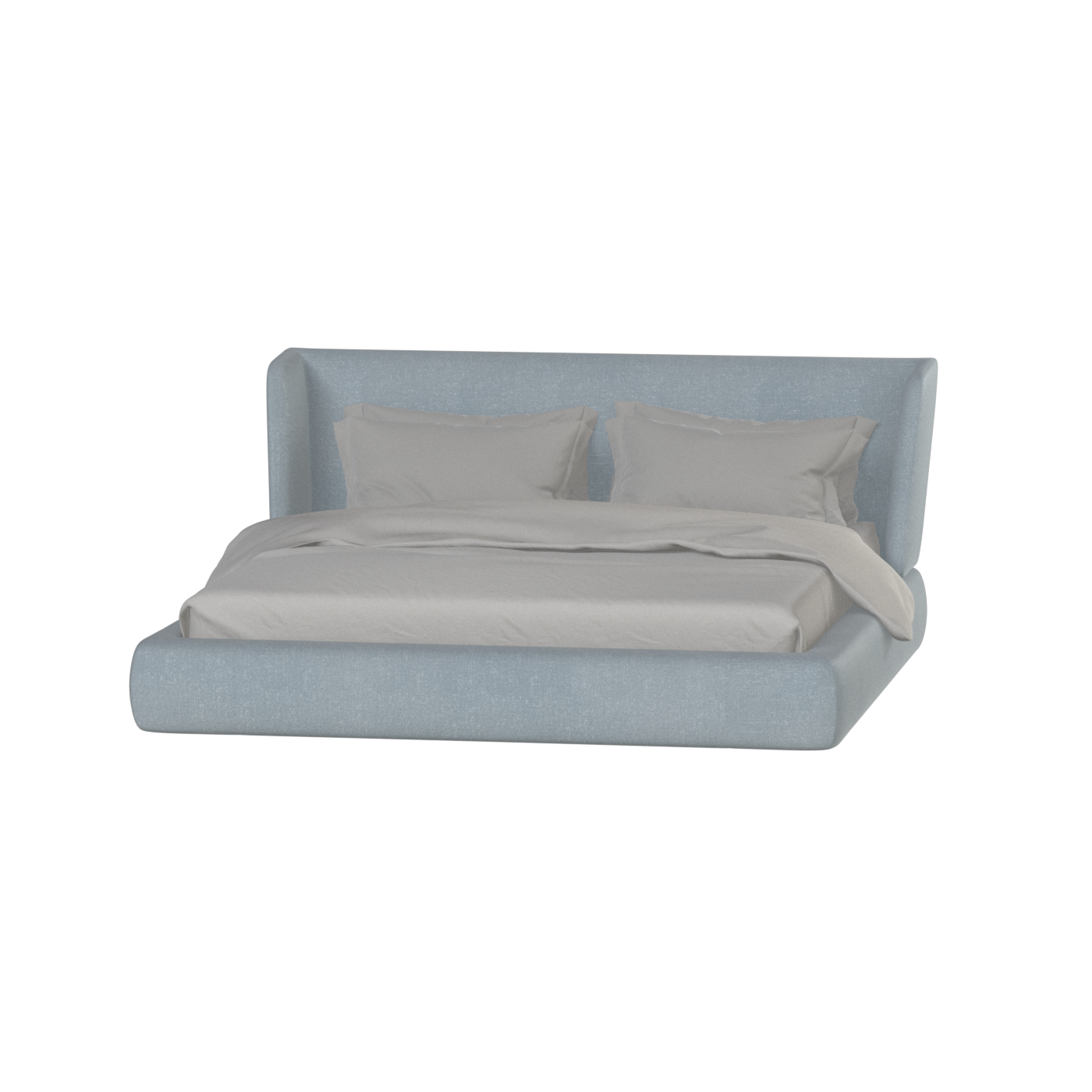 Valentina bed in Boucle Hevia Fabric