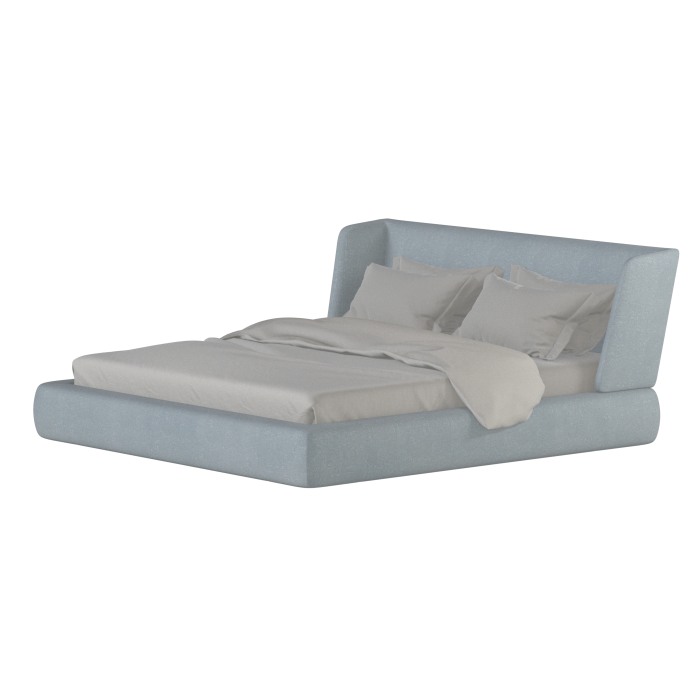 Valentina bed in Boucle Hevia Fabric