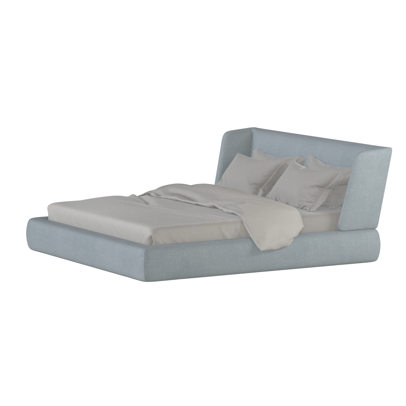 Valentina bed in Boucle Hevia Fabric