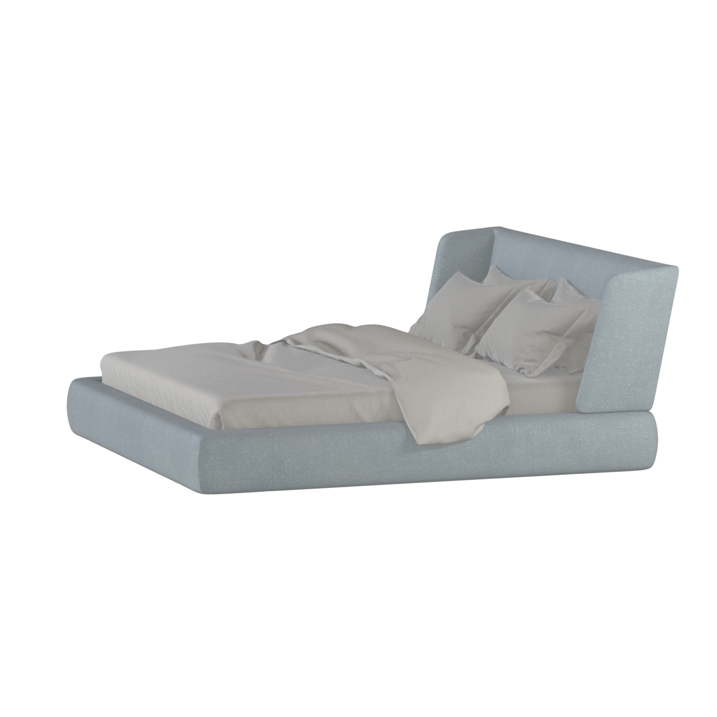 Valentina bed in Boucle Hevia Fabric