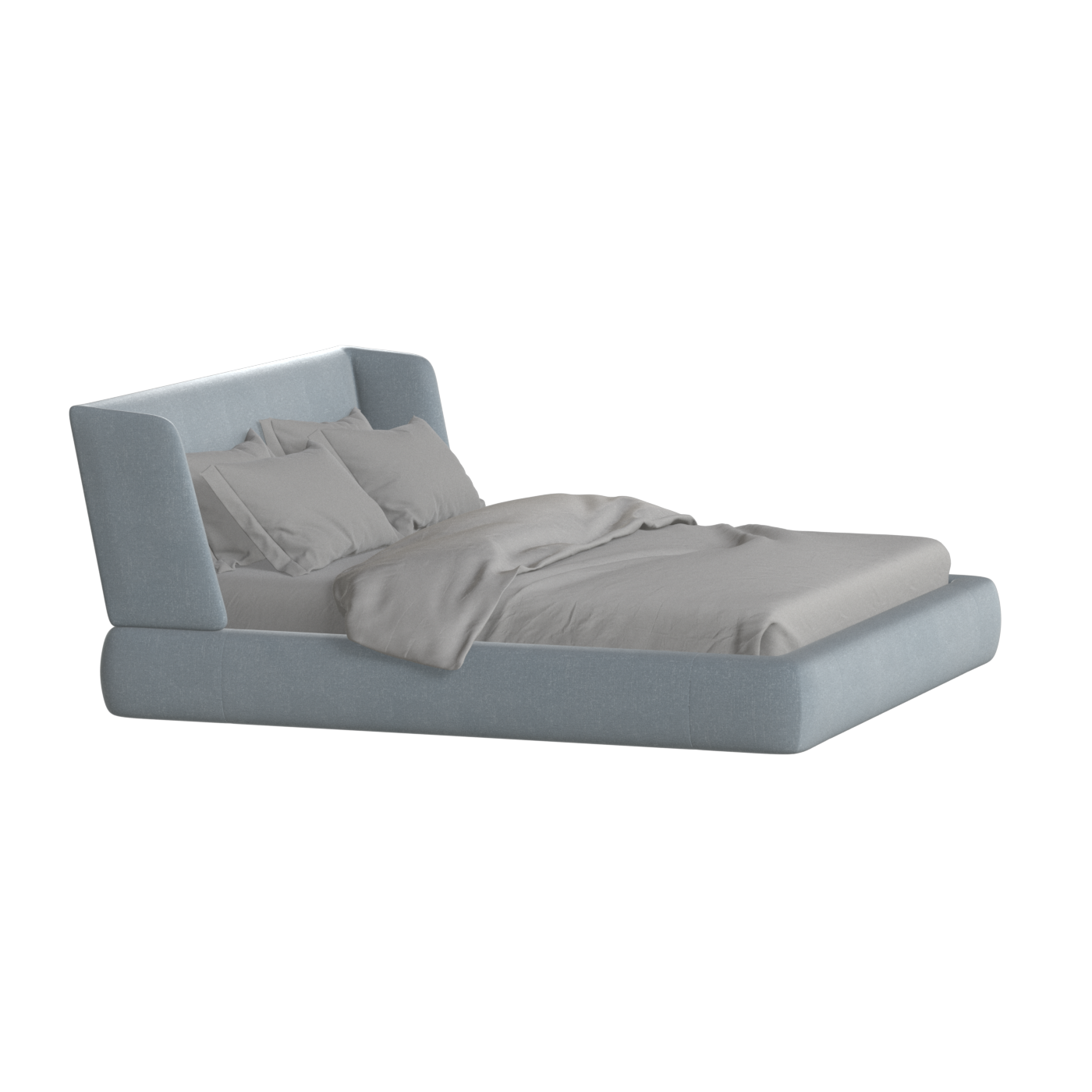Valentina bed in Boucle Hevia Fabric