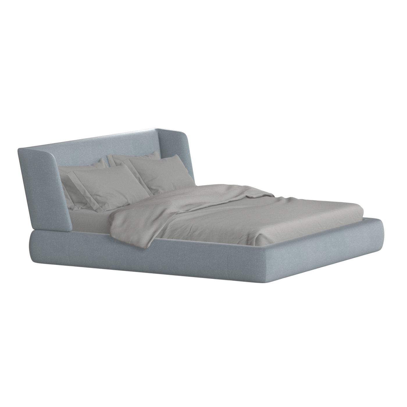 Valentina bed in Boucle Hevia Fabric