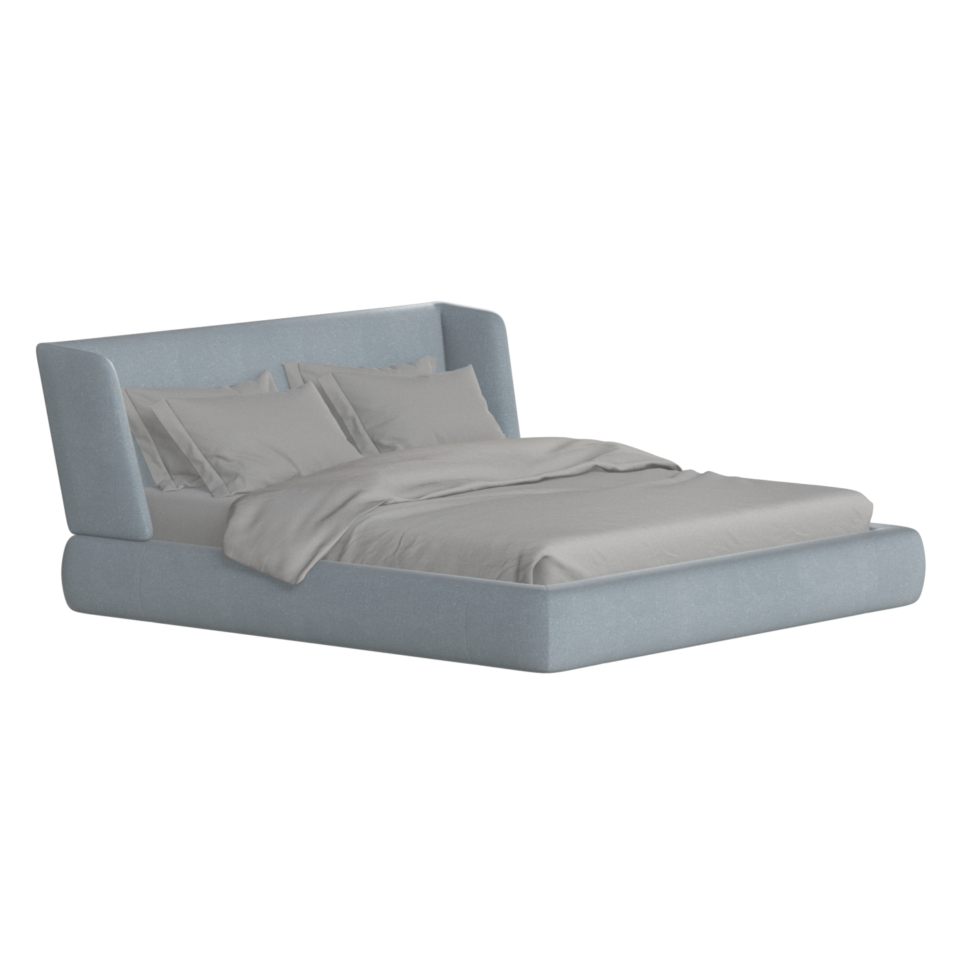Valentina bed in Boucle Hevia Fabric