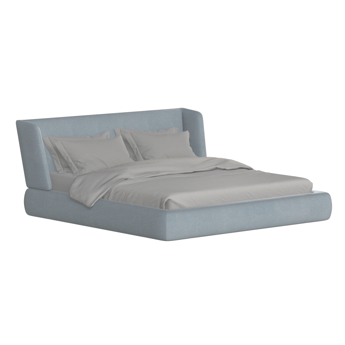 Valentina bed in Boucle Hevia Fabric