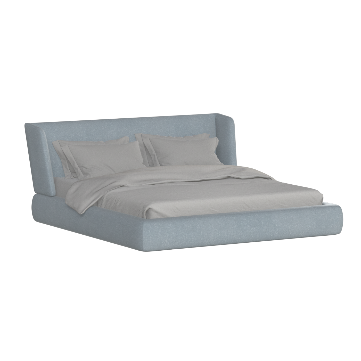 Valentina bed in Boucle Hevia Fabric