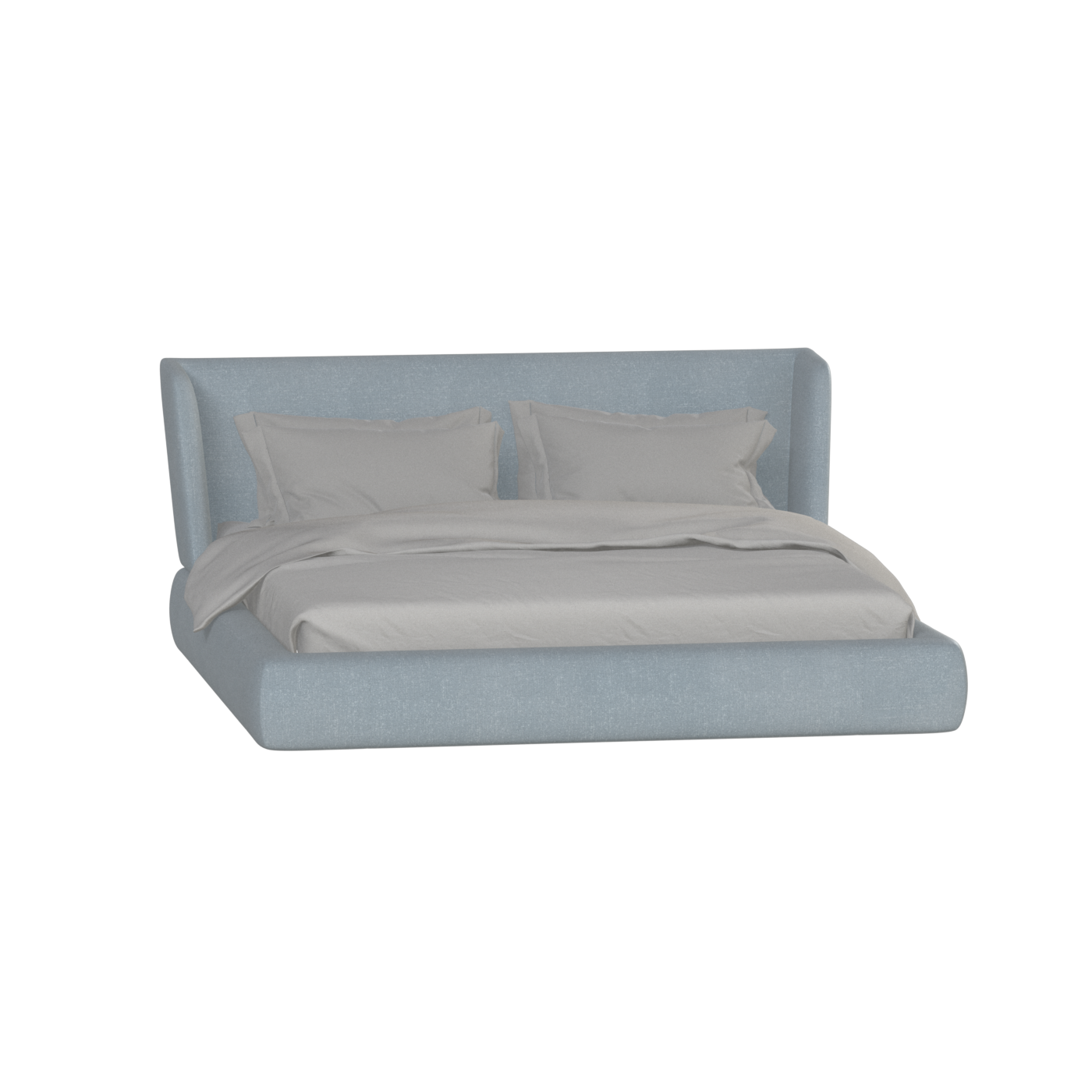 Valentina bed in Boucle Hevia Fabric