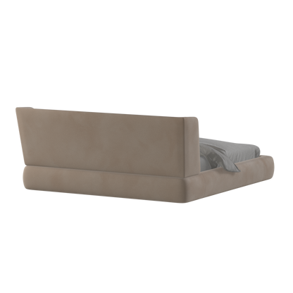 Valentina bed in Boucle Velvet Fabric