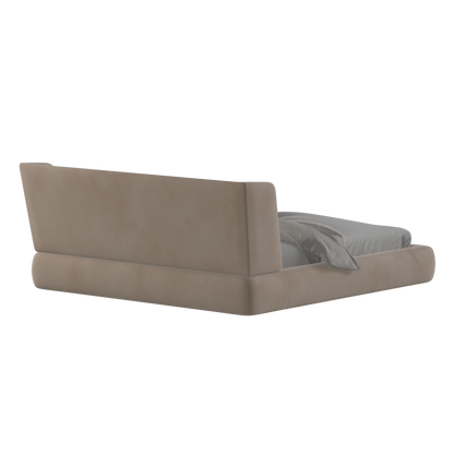 Valentina bed in Boucle Velvet Fabric