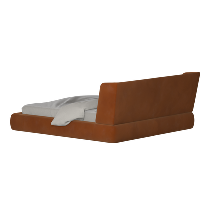 Valentina bed in Boucle Velvet Fabric