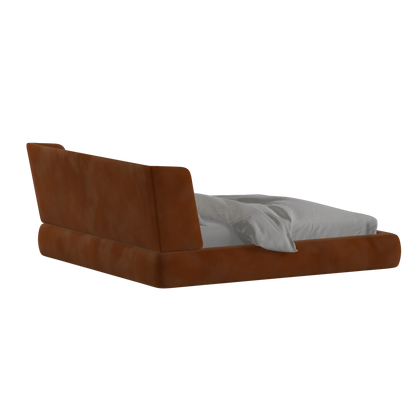 Valentina bed in Boucle Velvet Fabric