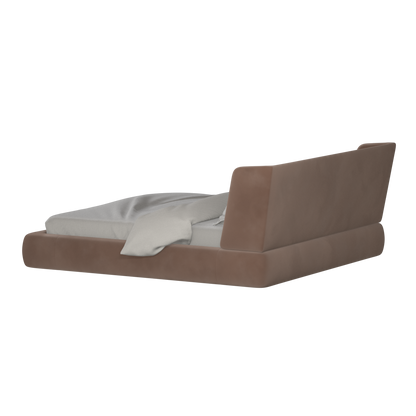 Valentina bed in Boucle Velvet Fabric