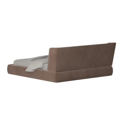 Valentina bed in Boucle Velvet Fabric