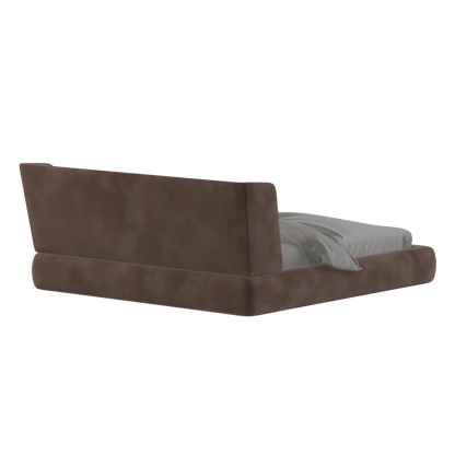 Valentina bed in Boucle Velvet Fabric