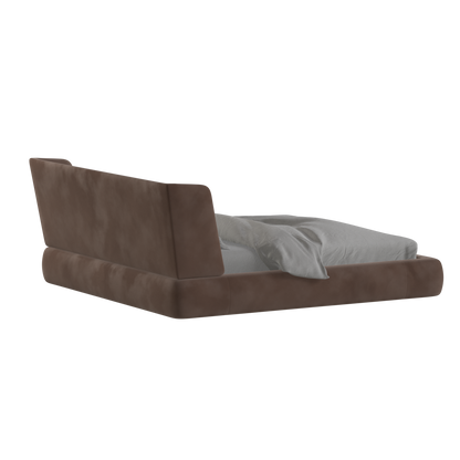 Valentina bed in Boucle Velvet Fabric