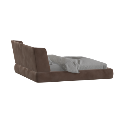 Valentina bed in Boucle Velvet Fabric