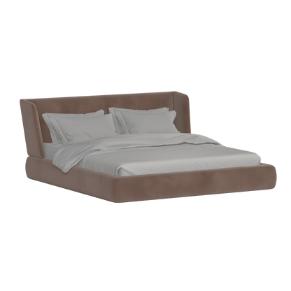 Valentina bed in Boucle Velvet Fabric