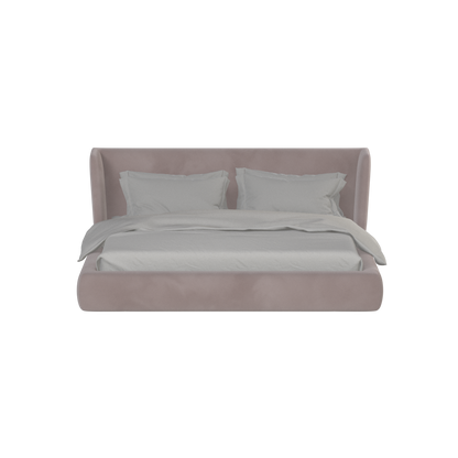 Valentina bed in Boucle Velvet Fabric