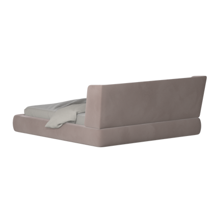 Valentina bed in Boucle Velvet Fabric