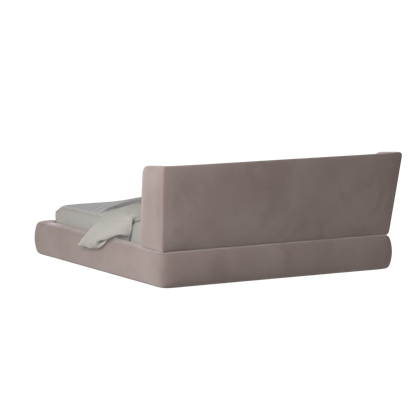 Valentina bed in Boucle Velvet Fabric