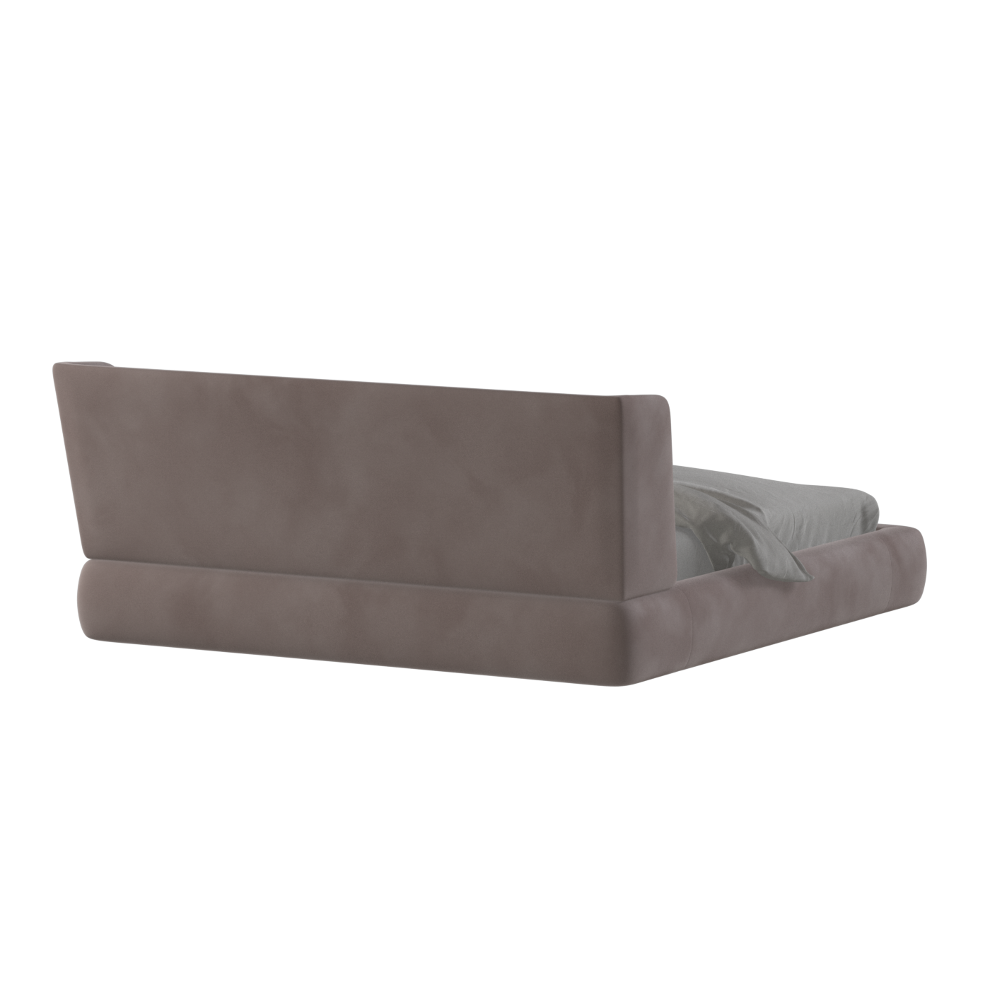 Valentina bed in Boucle Velvet Fabric