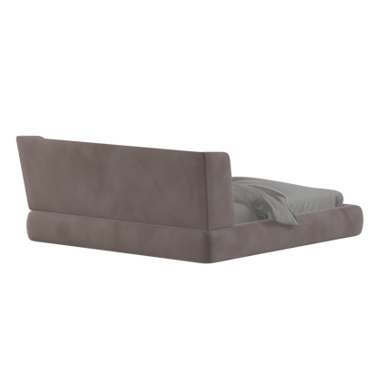 Valentina bed in Boucle Velvet Fabric