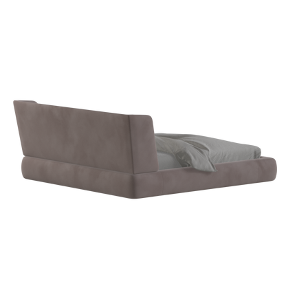 Valentina bed in Boucle Velvet Fabric