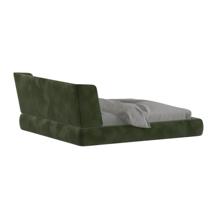 Valentina bed in Boucle Velvet Fabric
