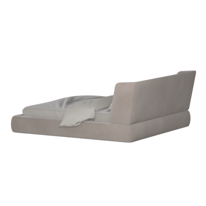 Valentina bed in Boucle Velvet Fabric