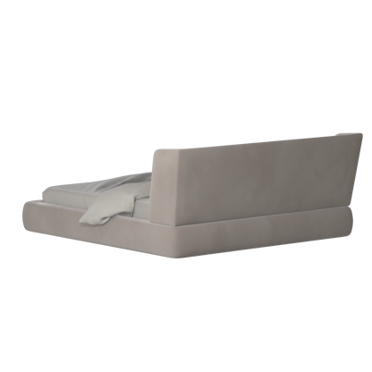 Valentina bed in Boucle Velvet Fabric