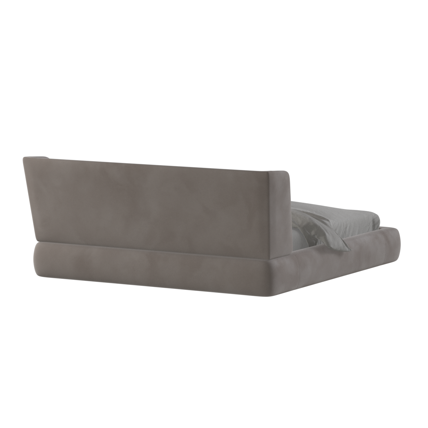 Valentina bed in Boucle Velvet Fabric