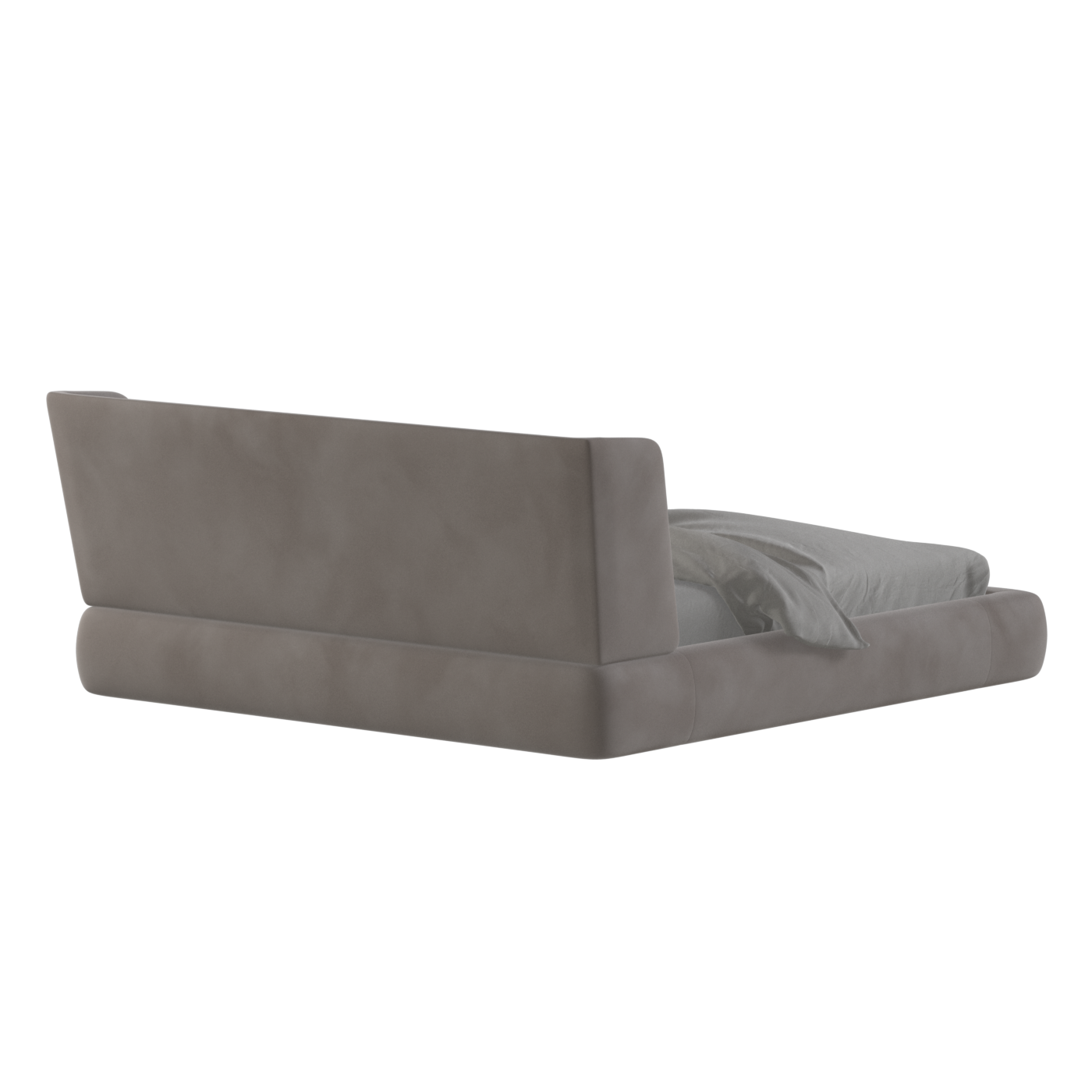 Valentina bed in Boucle Velvet Fabric