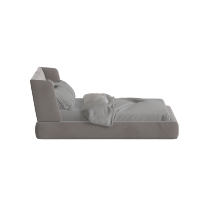 Valentina bed in Boucle Velvet Fabric