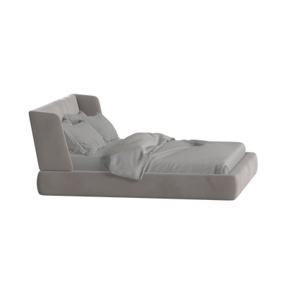 Valentina bed in Boucle Velvet Fabric