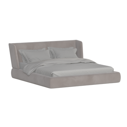 Valentina bed in Boucle Velvet Fabric
