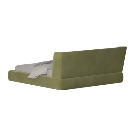 Valentina bed in Boucle Velvet Fabric