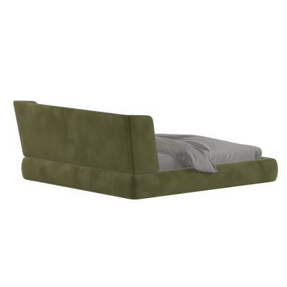 Valentina bed in Boucle Velvet Fabric