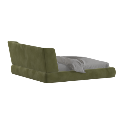 Valentina bed in Boucle Velvet Fabric