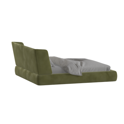 Valentina bed in Boucle Velvet Fabric